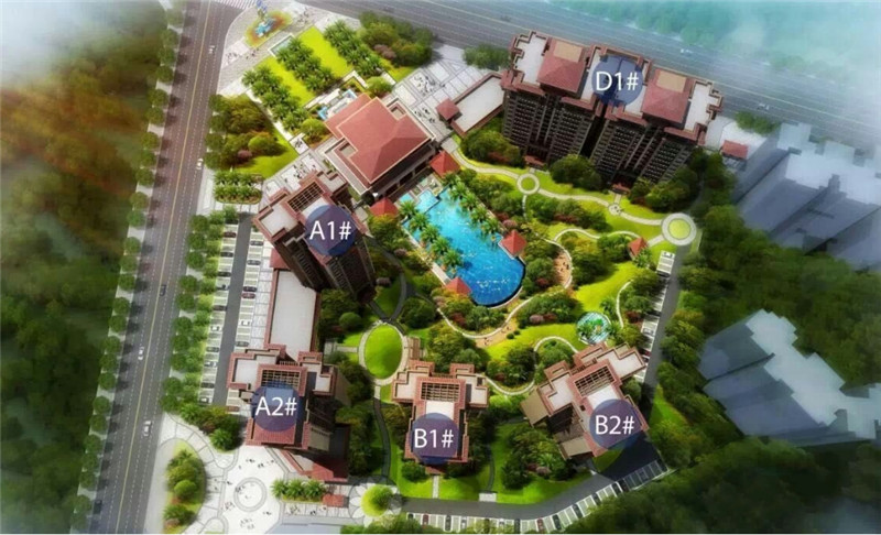 毗海澜湾在售精装住宅一至三房户型 均价12500元/㎡