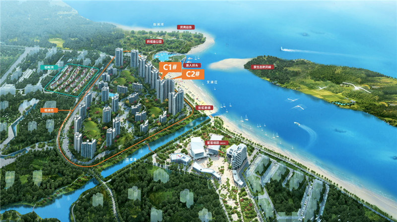富力悦海湾项目二期6#在售建筑面积41㎡-66㎡ 均价9500元/㎡