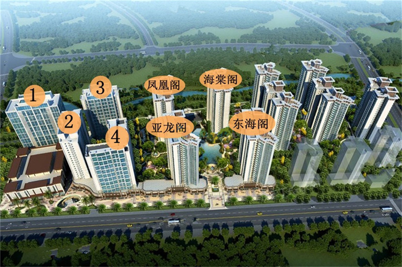 三亚恒大御府在售的户型建面为32㎡-103㎡1居-2居，总价约120万/套